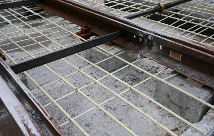 Railway reinforcement in Bern